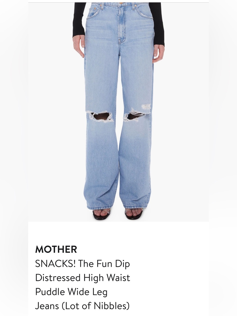 MOTHER Snack Denim